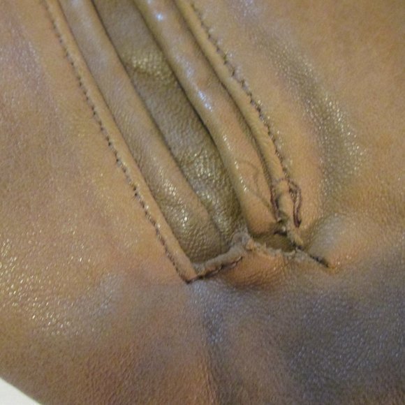 GENUINE LEATHER MOCHA JACKET – LINED  -  UNISEX - Picture 11 of 15